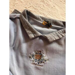 Vintage Renegade Club Maine Embroidered Basket Sweatshirt Sz XL USA